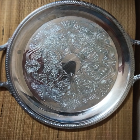 F.B. Rodgers Vintage Silver Serving Tray - Picture 1 of 5